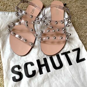 Schutz flat sandals